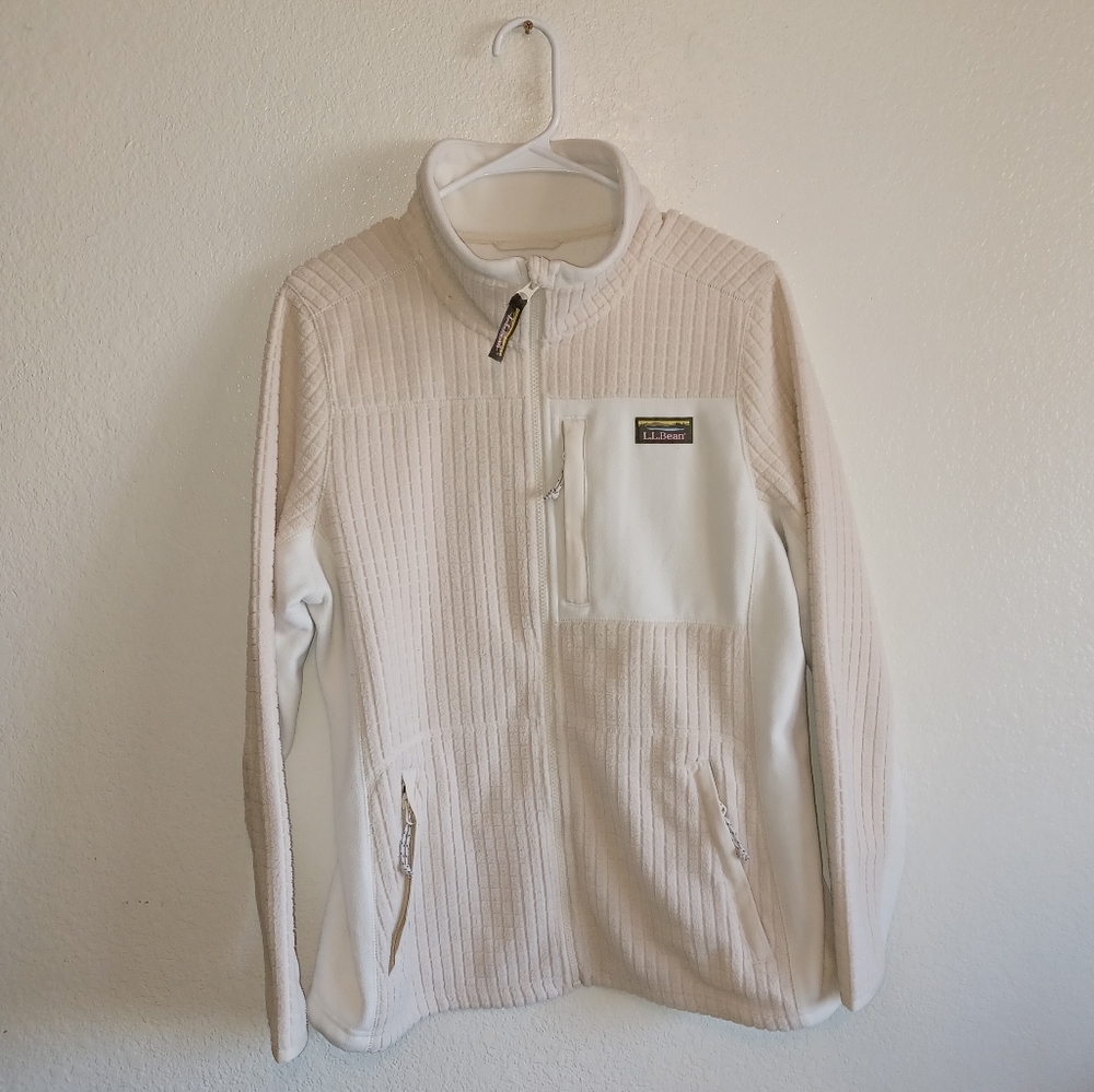 LL Bean zipup Large